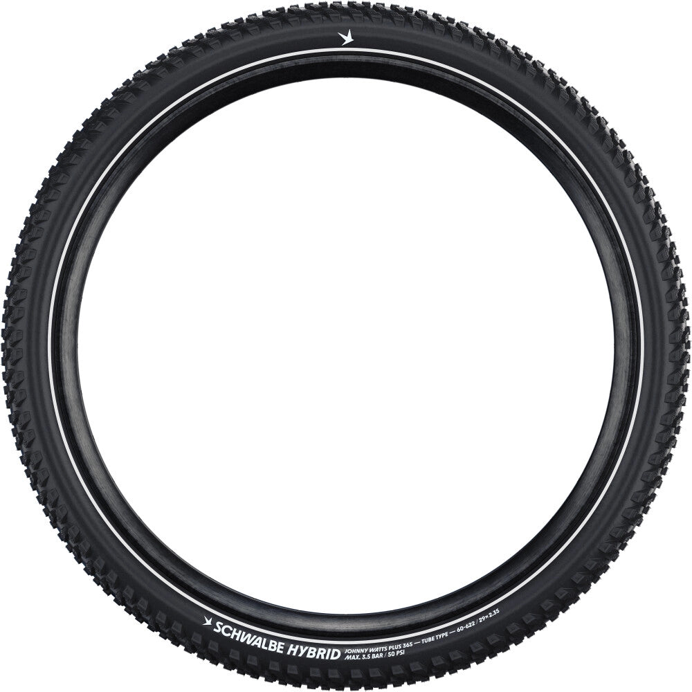Hybrid Johnny Watts Plus 365 Line, 27.5" folding tyre - black/reflex