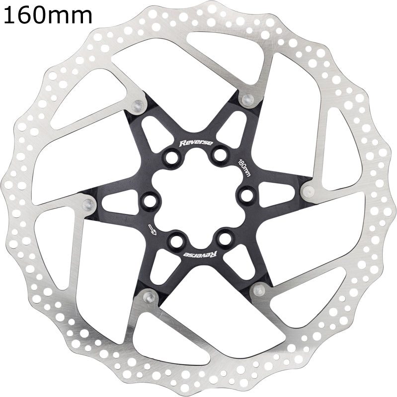 Discrotor 160/180/200/203 mm 6-hole brake discs - black