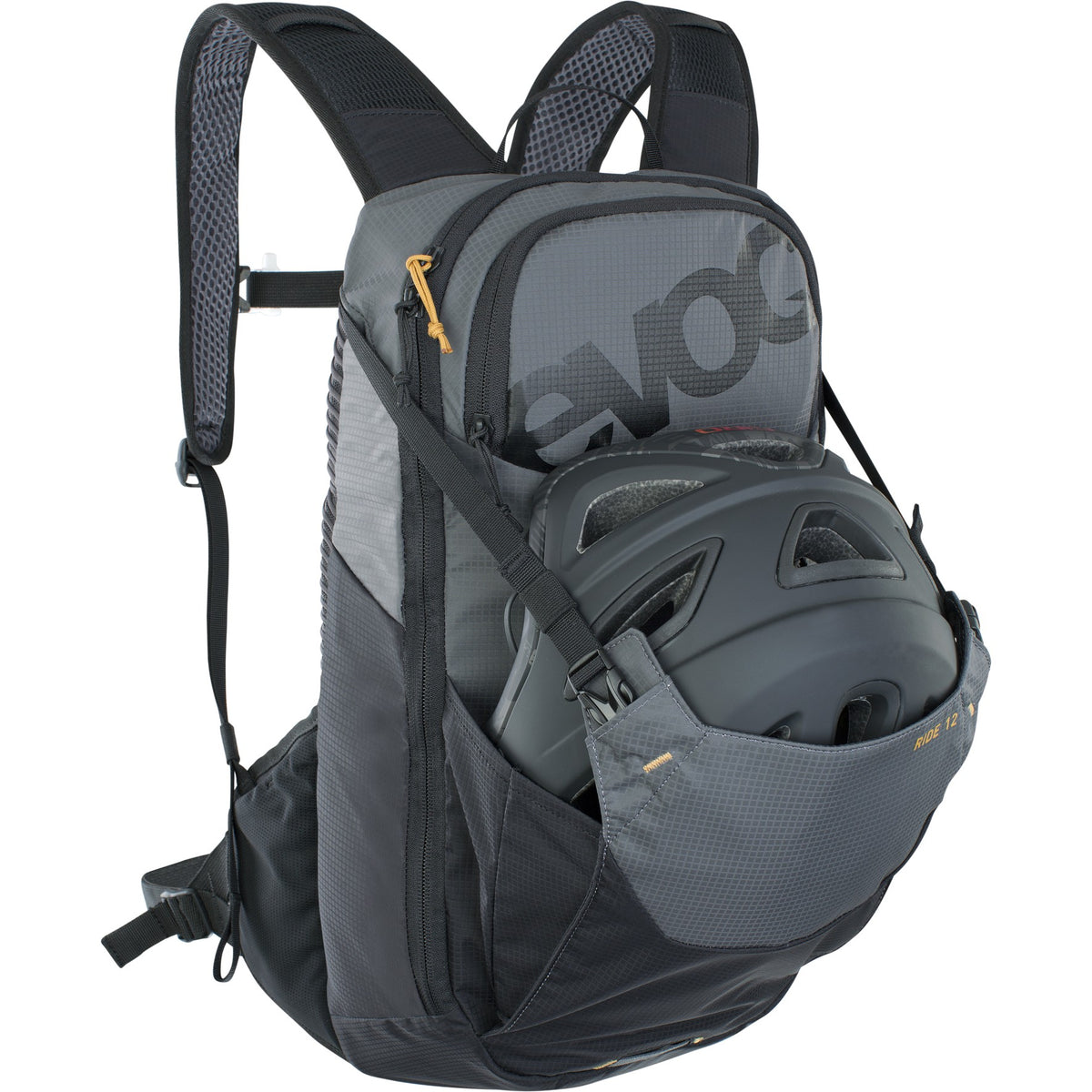 Ride 12 L - Mochila - Negro/Gris