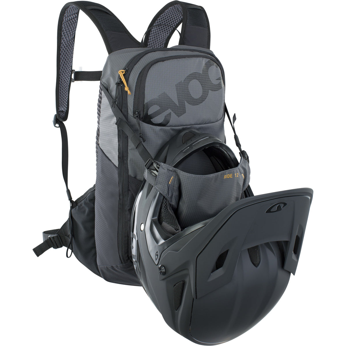 Ride 12 L - Mochila - Negro/Gris