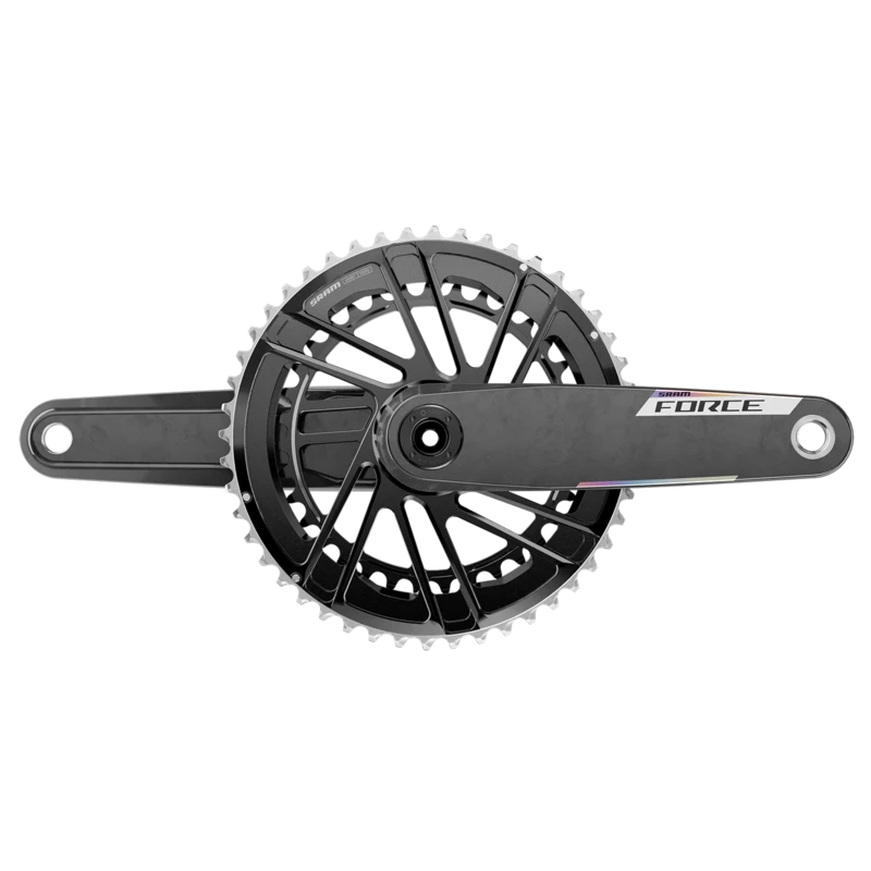 Force E1 crankset, 50-37T - black