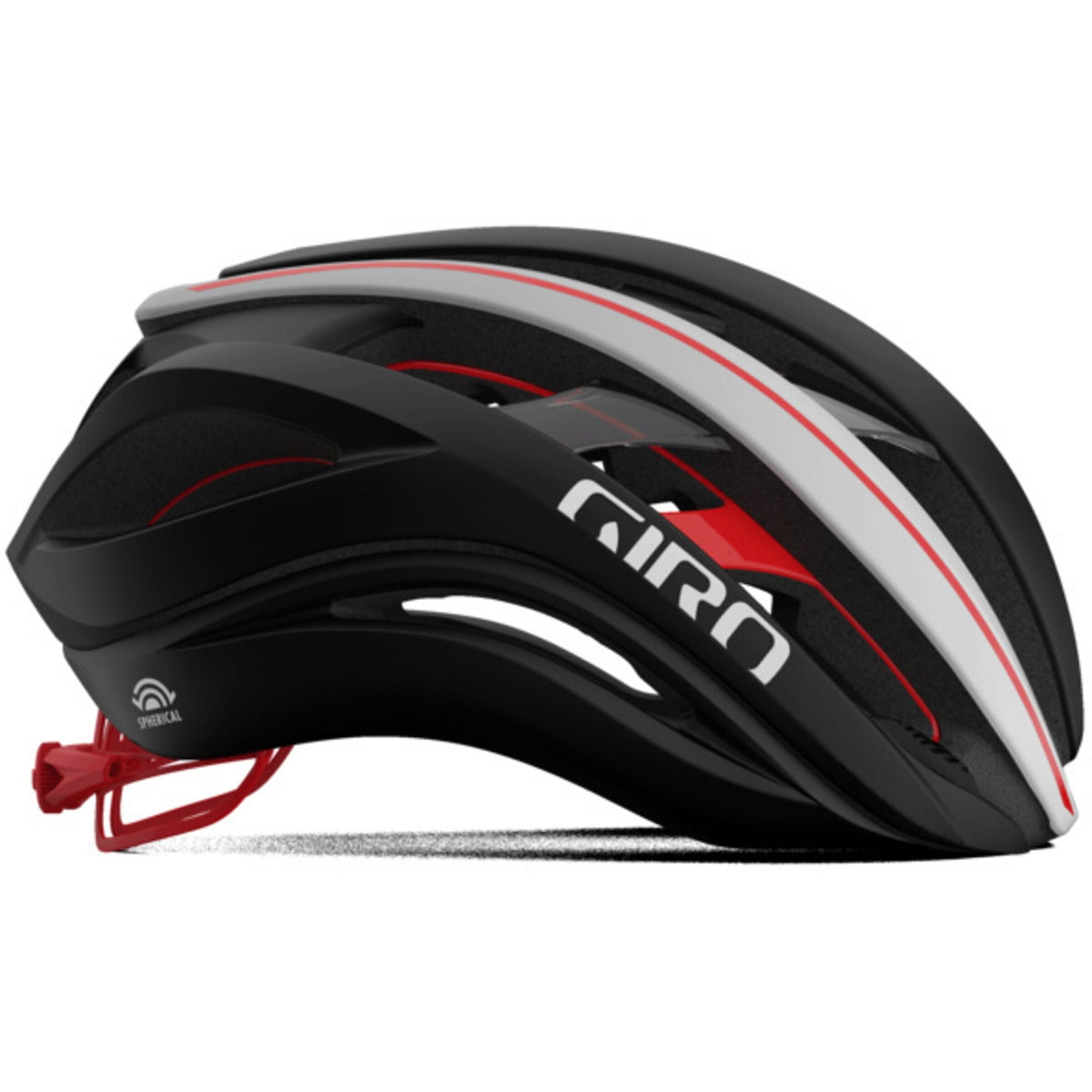 Aether Spherical MIPS Bicycle Helmet - matte black/white/red