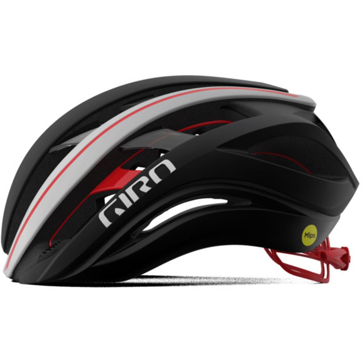 Aether Spherical MIPS Bicycle Helmet - matte black/white/red
