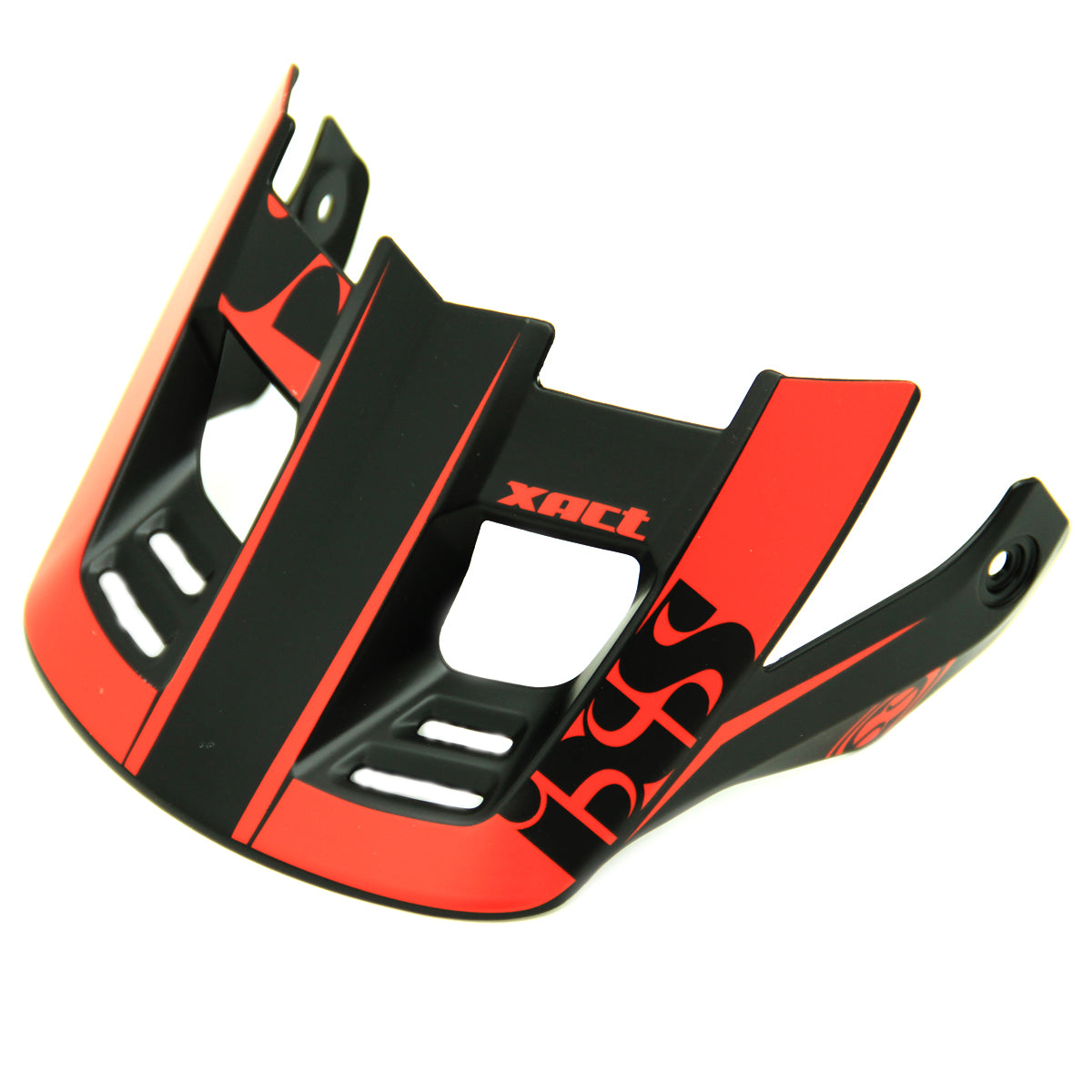 Replacement visor + pins ''Xact'' S-XL - Black/Red