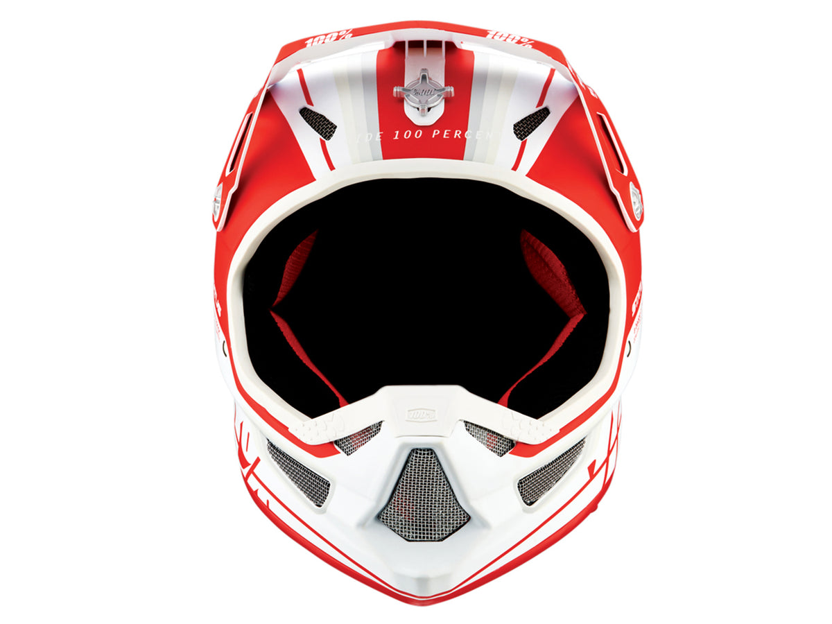 Status youth Helm - Topenga Red/White