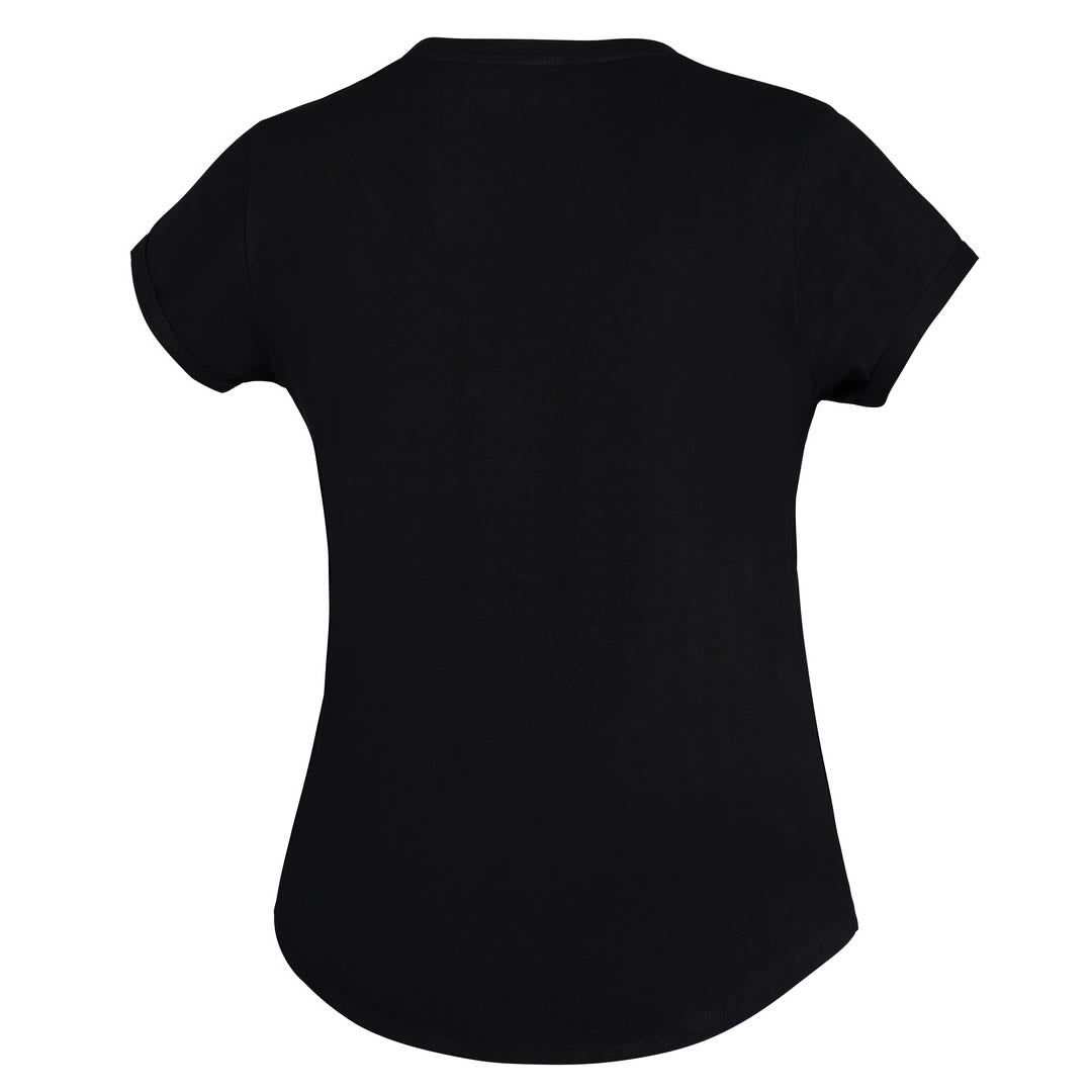Damen T-Shirt On Two Wheels - schwarz-rot