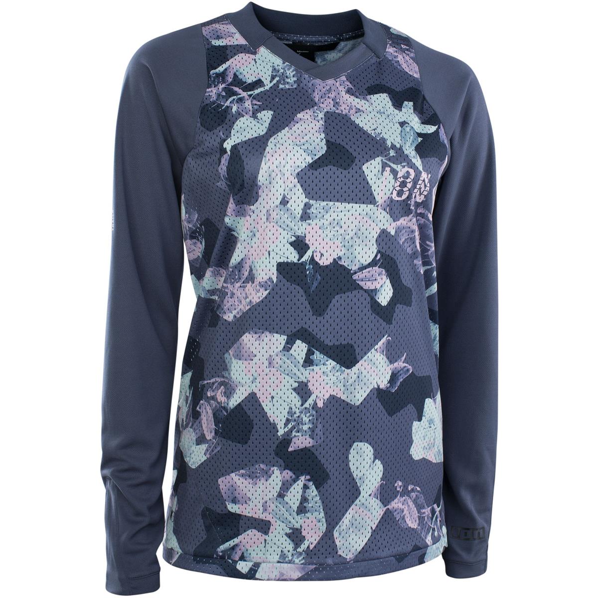 Bike Tee Scrub LS vrouwen - indigo dawn