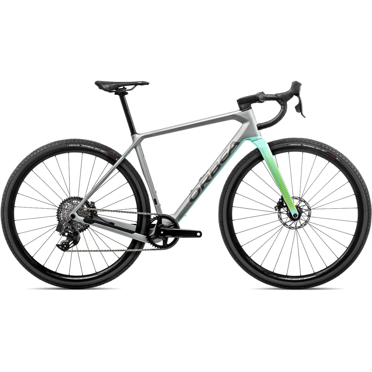 TERRA M31e Team 1X - Stone Silver (Matt) - Ice Green (Gloss)