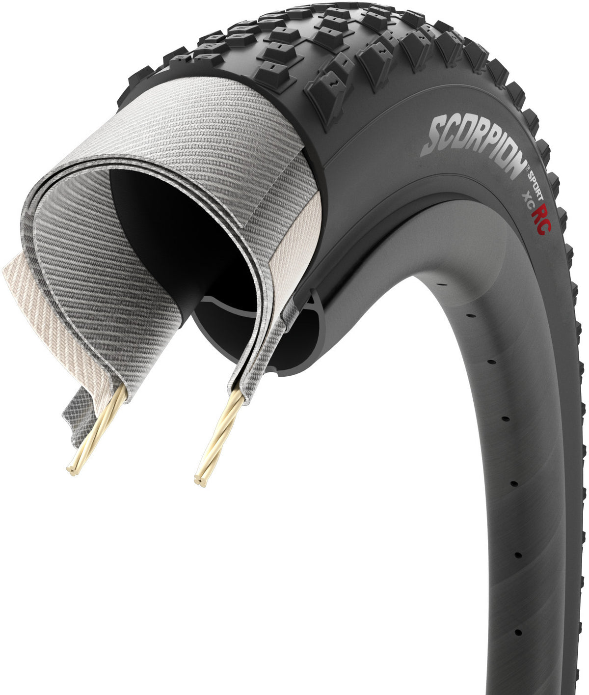 Scorpion Sport XC RC TLR, 29" neumático plegable - negro