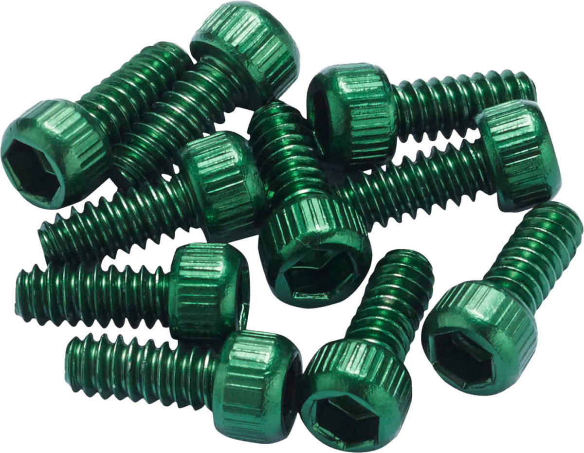 Replacement pins for Black ONE / Escape Pro Pedal 10 pieces - green