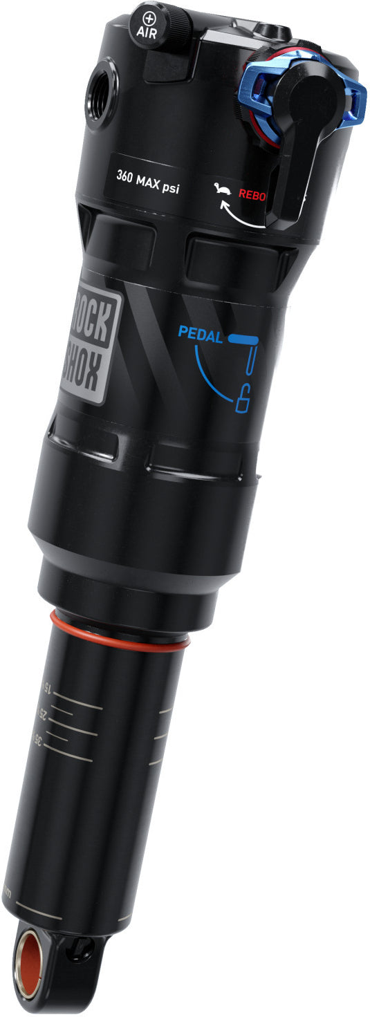 Super Deluxe Ultimate Debon Air+ RC2T, 185x47,5 mm Trunnion/Standard - Schwarz