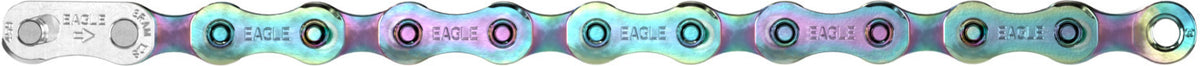 Łańcuch Eagle S500, 126 ogniw, 12-biegowy - tęczowy