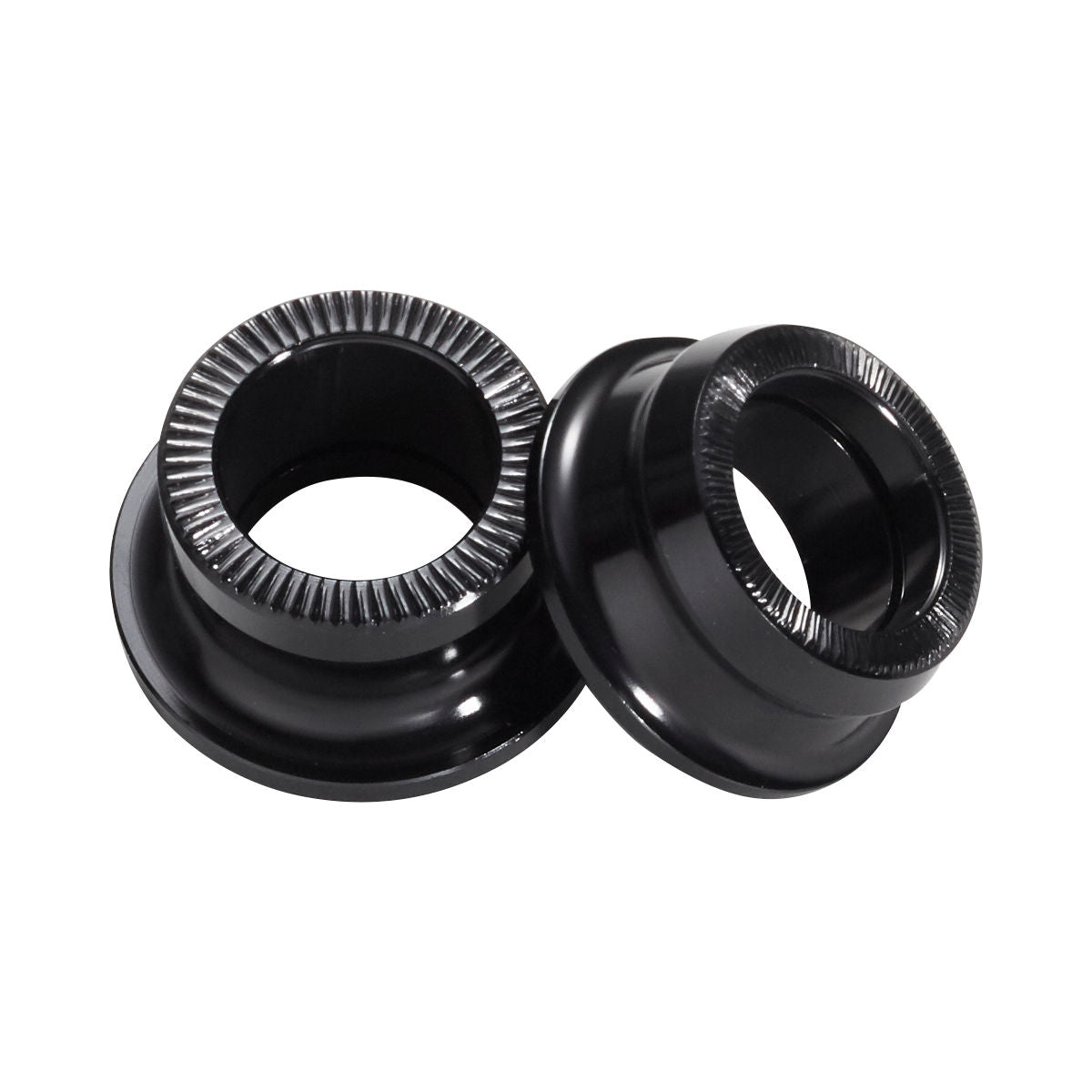 End caps for base single-speed hub