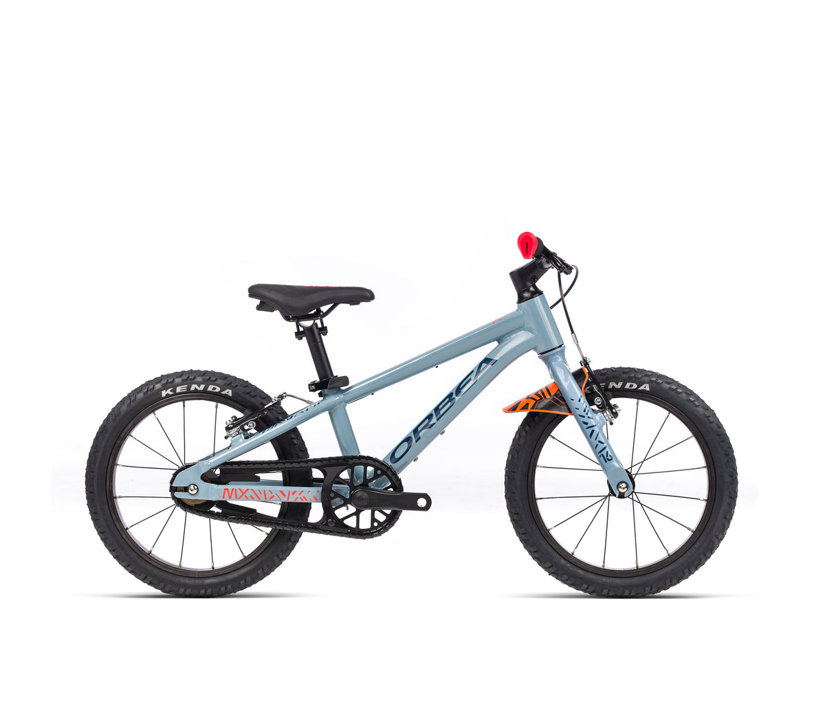 MX 16 - Bluish Grey - Bright Red (Gloss)