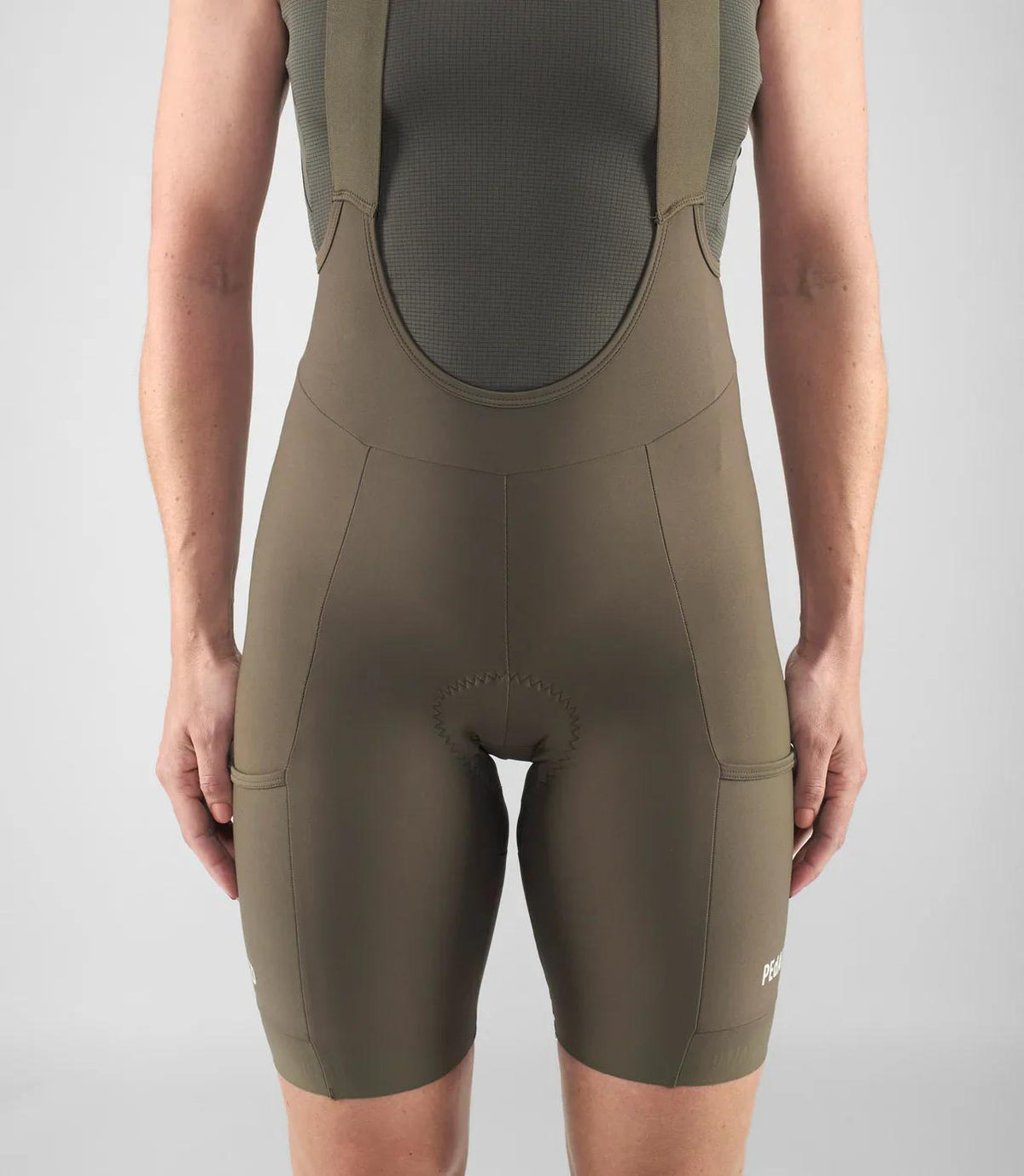Odyssey Women's Training Bib Shorts - Military Green