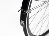Classic Alloy Schutzbleche Set - VR + HR - schwarz poliert