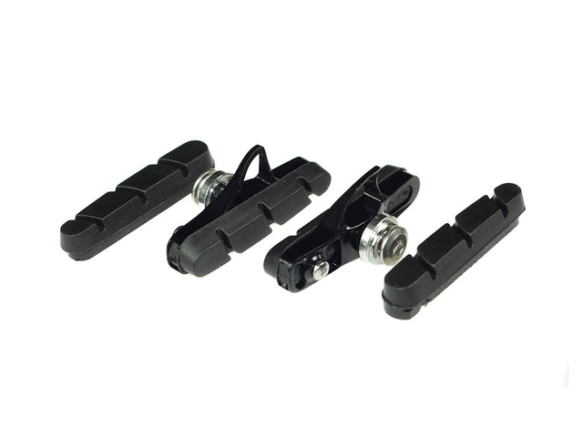 Brake Pads Bremsschuhe und Bremsbeläge - für Aluminium Felgen - schwarz