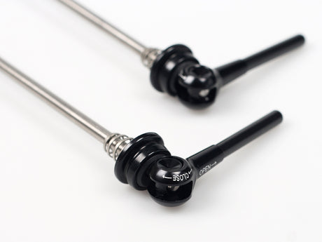 Titanium Schnellspanner VR und HR (Paar) - Schwarz