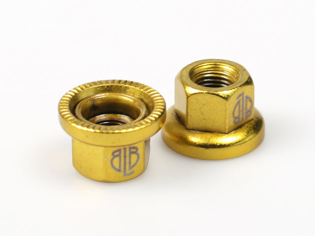 Track Nuts Axle Nut M10 Pair - HR - gold