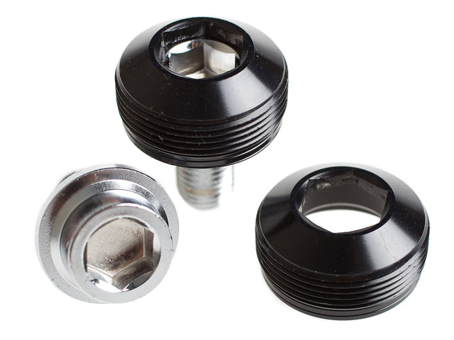 Alloy Cup Crank Bolts - Kurbelschrauben - Schwarz