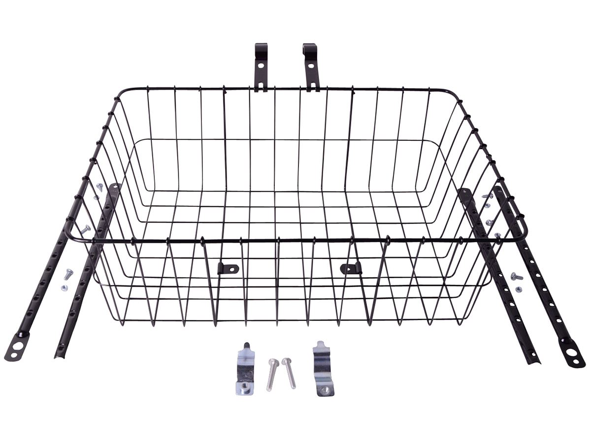 1393 Large Basket for Front Wheel Mounting - black