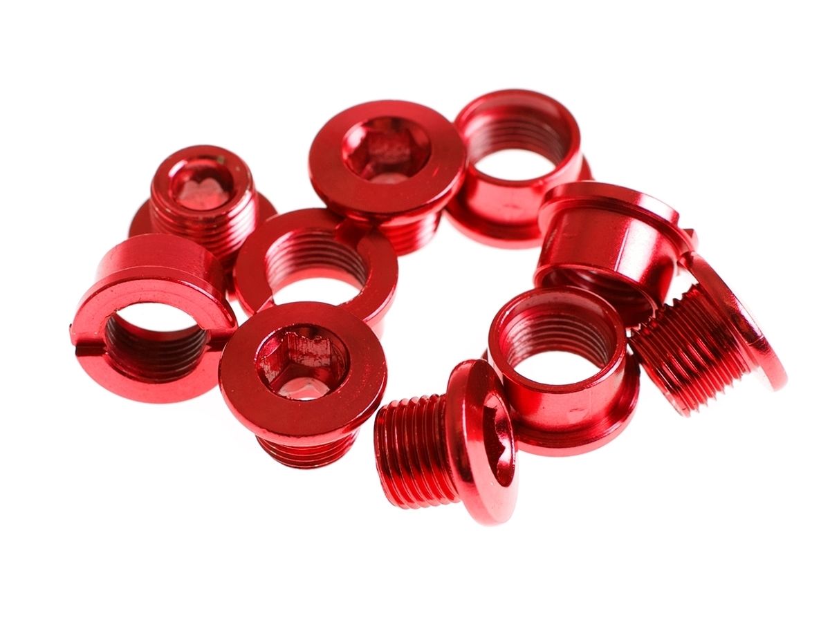 Viti per catena in acciaio - 5mm - Rosso