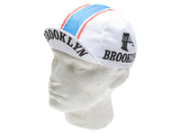 Czapka rowerowa Vintage - Brooklyn white