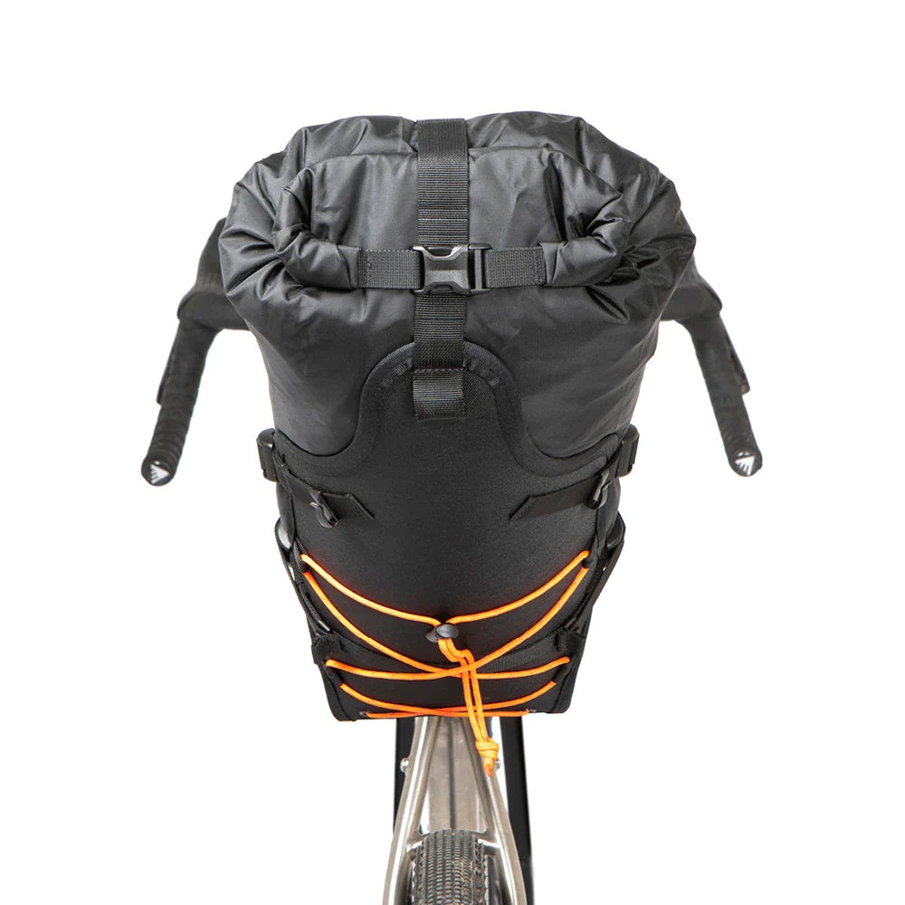 Satteltasche mit Drybag - 18 L - orange