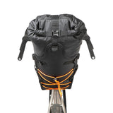 Satteltasche mit Drybag - 18 L - orange