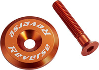 Steuersatzkappe mit Aluminiumschraube - orange
