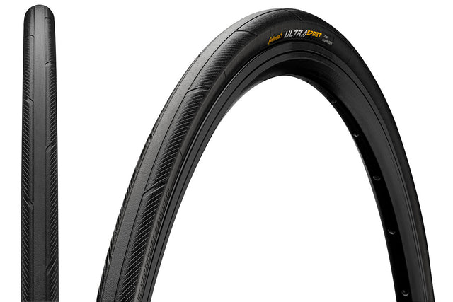 Ultra Sport III - Drahtreifen - 700x28C Zoll -Schwarz