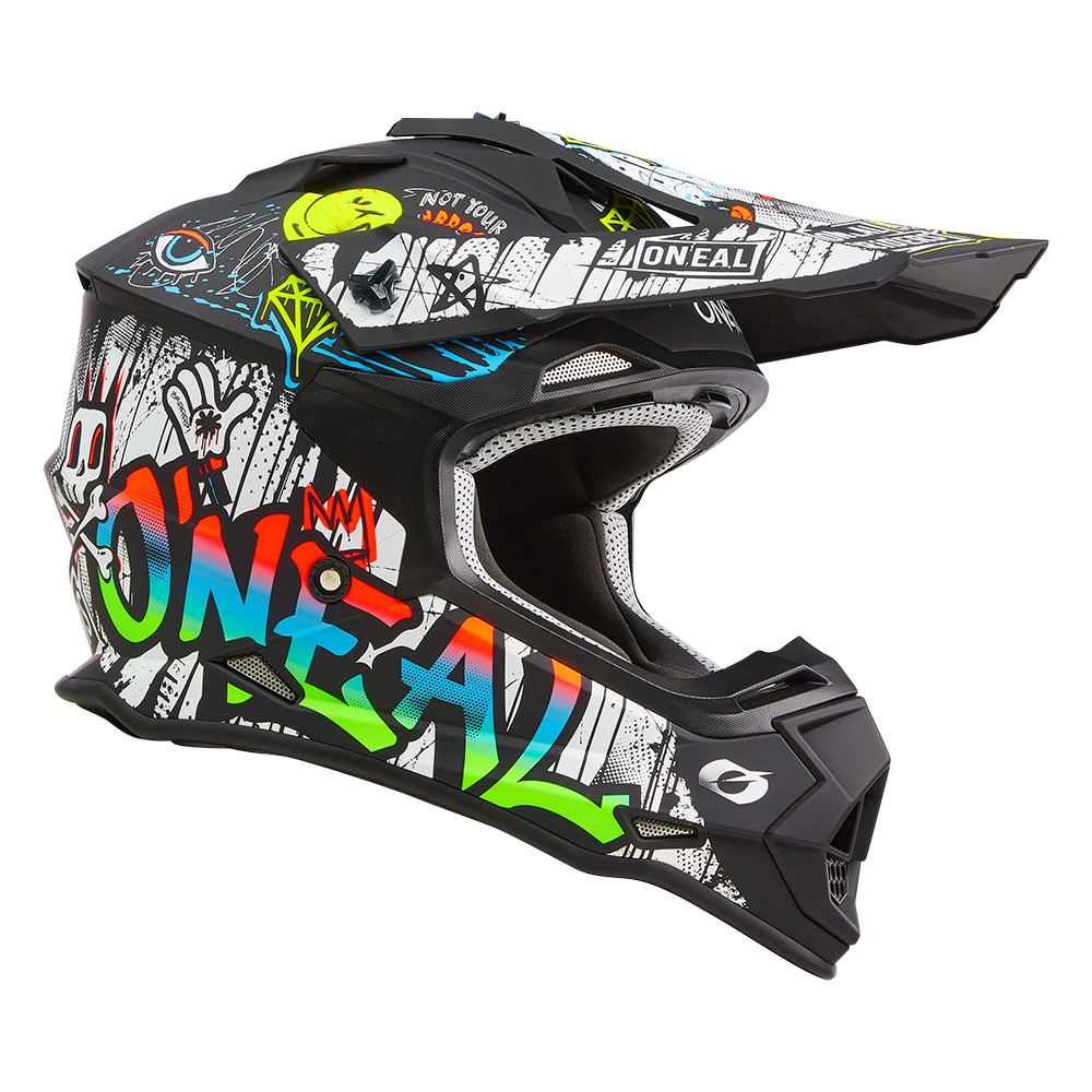 2SRS Helmet RANCID - black/white