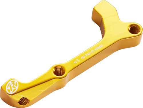 Disc Adapter Rear Wheel Avid from IS to Postmount - gold