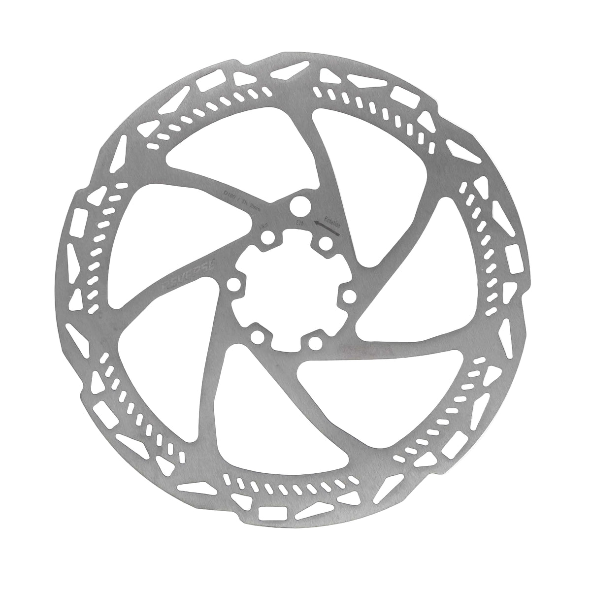 DELTA Remschijf, 6-Gat - zilver