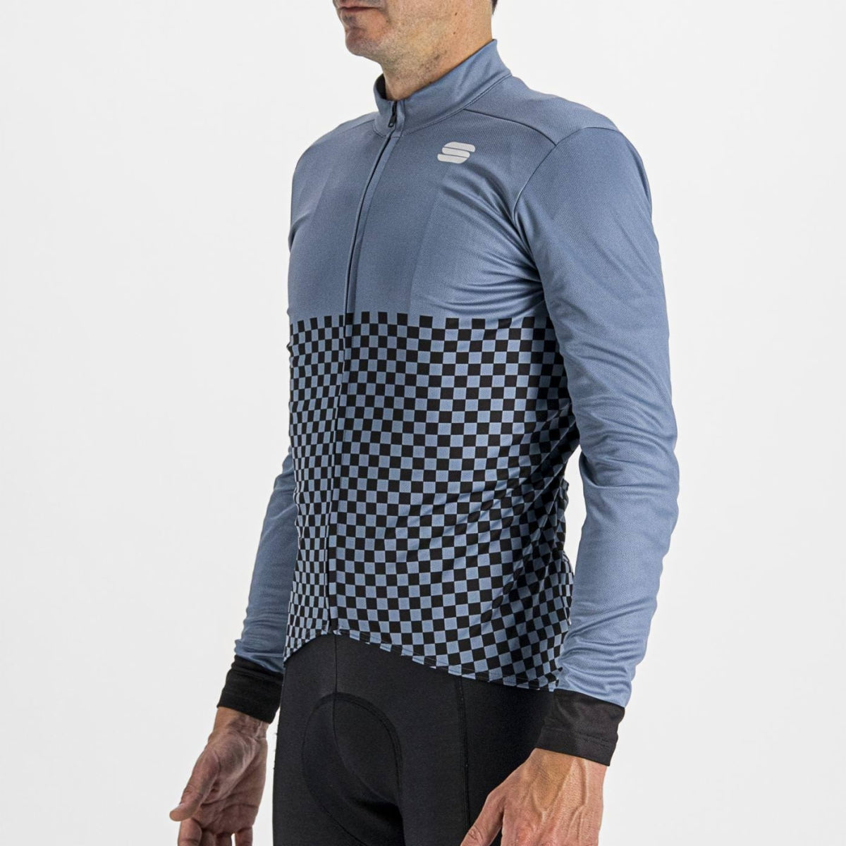Checkmate Thermal Jersey - Blue Sea Black