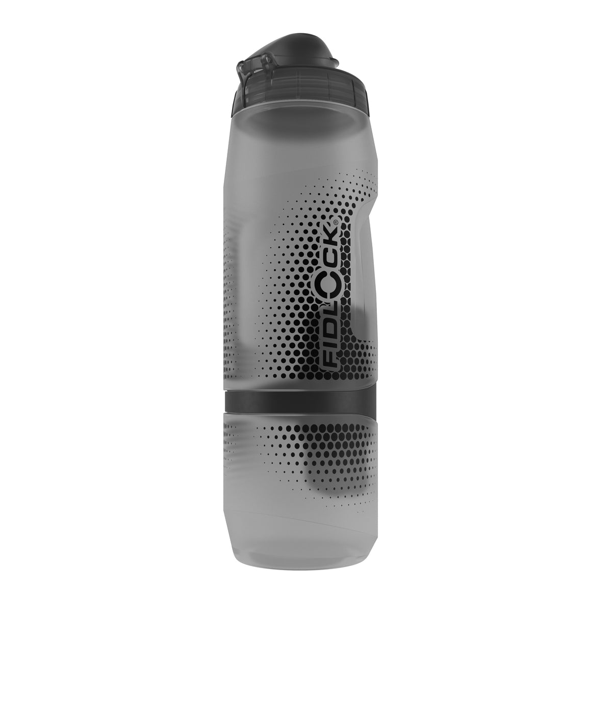 TWIST Bottle 800 + Bike Base Set - transparent black