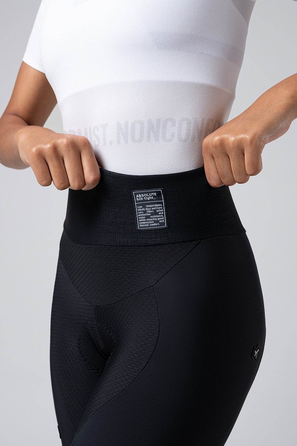 Bib Tights Absolute 7.0 Strapless Vrouwen - Zwart