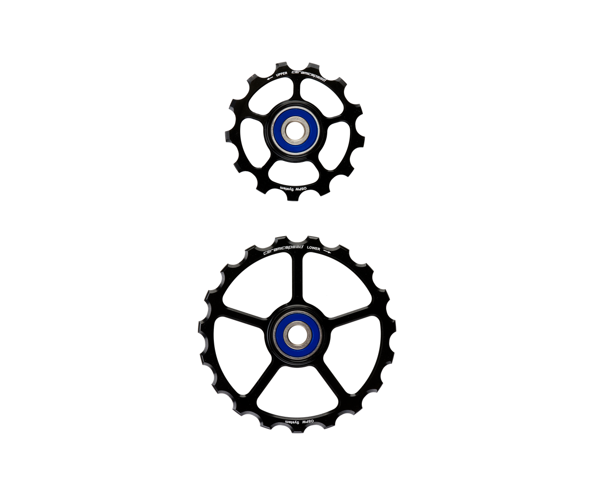 Oversized Pulley Wheels 13/19 Teeth - Black