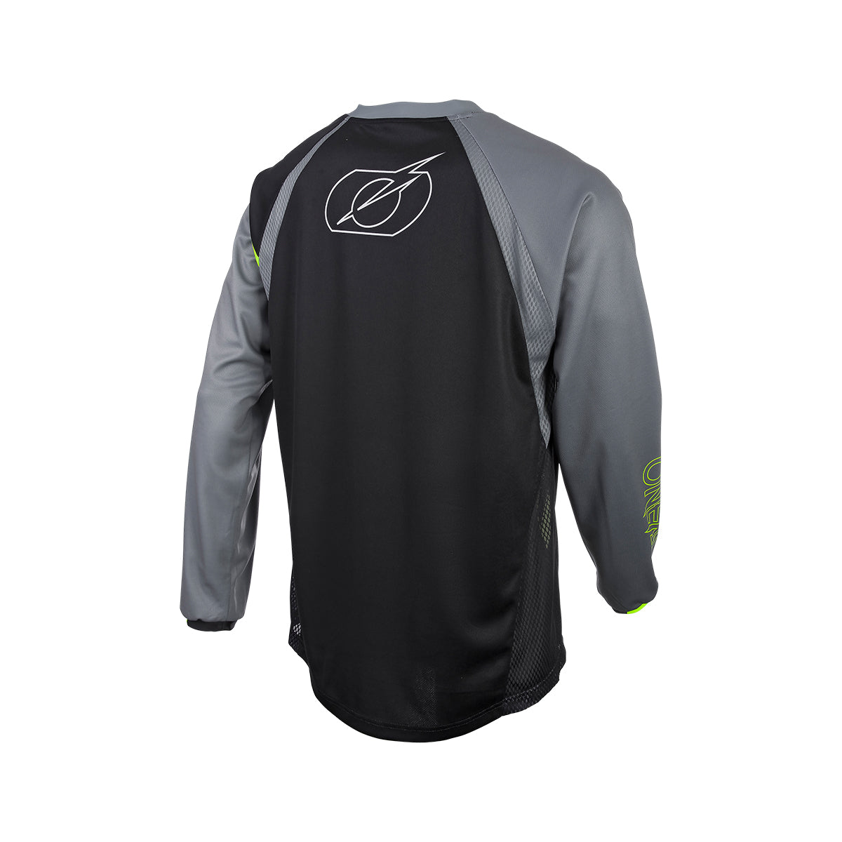 Element FR Hybrid - Maillot à manches longues - Noir/Jaune néon