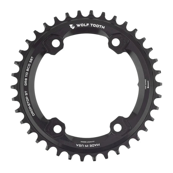 Shimano GRX Kettenblatt, 110 BCD Asymmetric, Drop-Stop ST - black