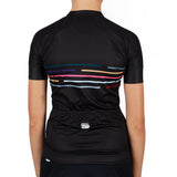 Maillot de cyclisme femme à manches courtes - Noir