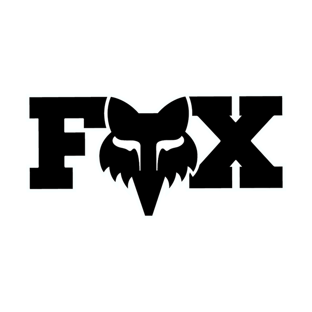 Sticker F Head X - 18 cm - schwarz