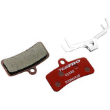 Q10RS Disc Remblokken, Resin, 4 Kolven - rood