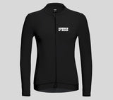 Women's Uniform Long Sleeve Jersey - Black RUBBER N' ROAD