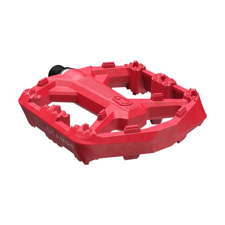 Stamp 0 platform pedals - bright red