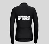 Women's Uniform Long Sleeve Jersey - Black RUBBER N' ROAD