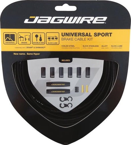 Brake Cable Set Universal Sport - Black