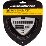Schaltzugset Road & Mountain Sport 2x - schwarz