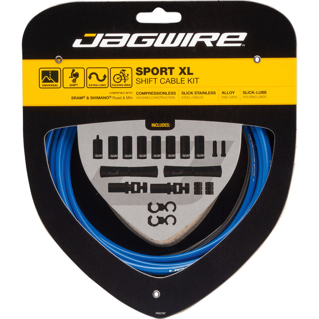 Schaltzugset Road & Mountain Sport XL - blau