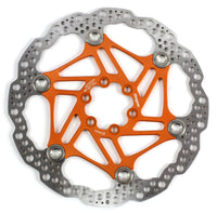 Floating Disc Brake Rotor - orange 